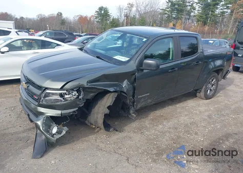 2018 Chevrolet Colorado Z71 из США, поврежденный, VIN 1GCGTDEN0J1239920